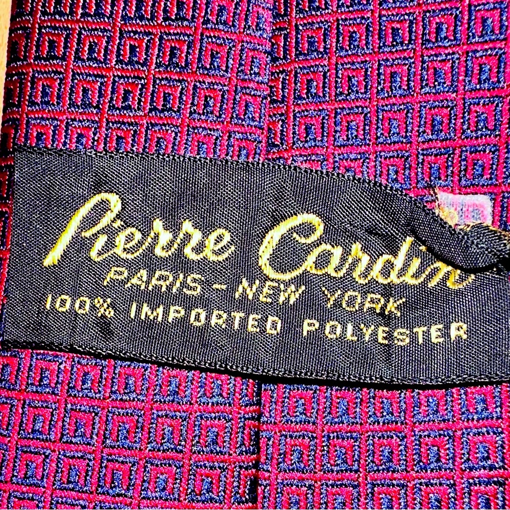 Pierre Cardin vintage tie necktie VG condition